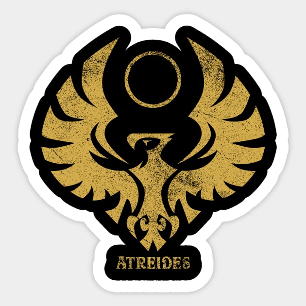 House Atreides Sticker by Krobilad